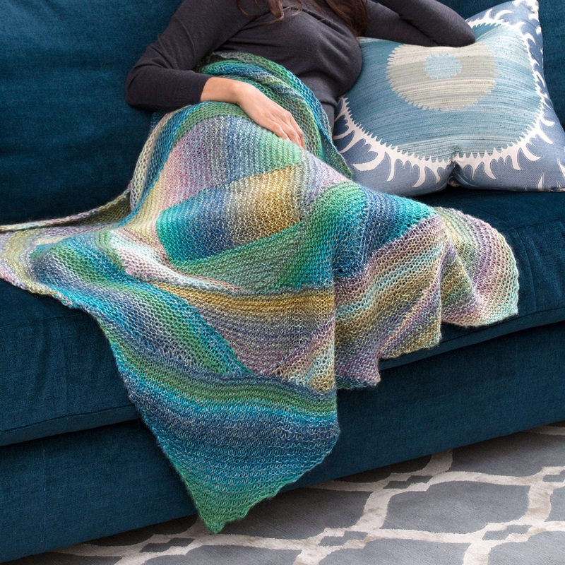 Red Heart Spiral Knit Lapghan|Single Size