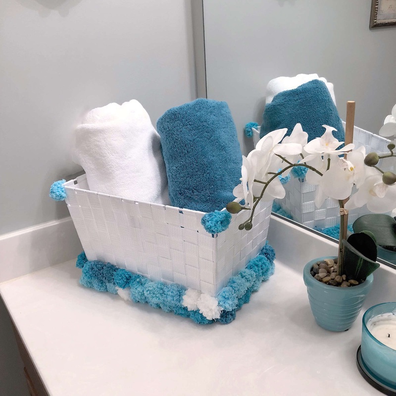 Red Heart Store-It Pompom Basket
