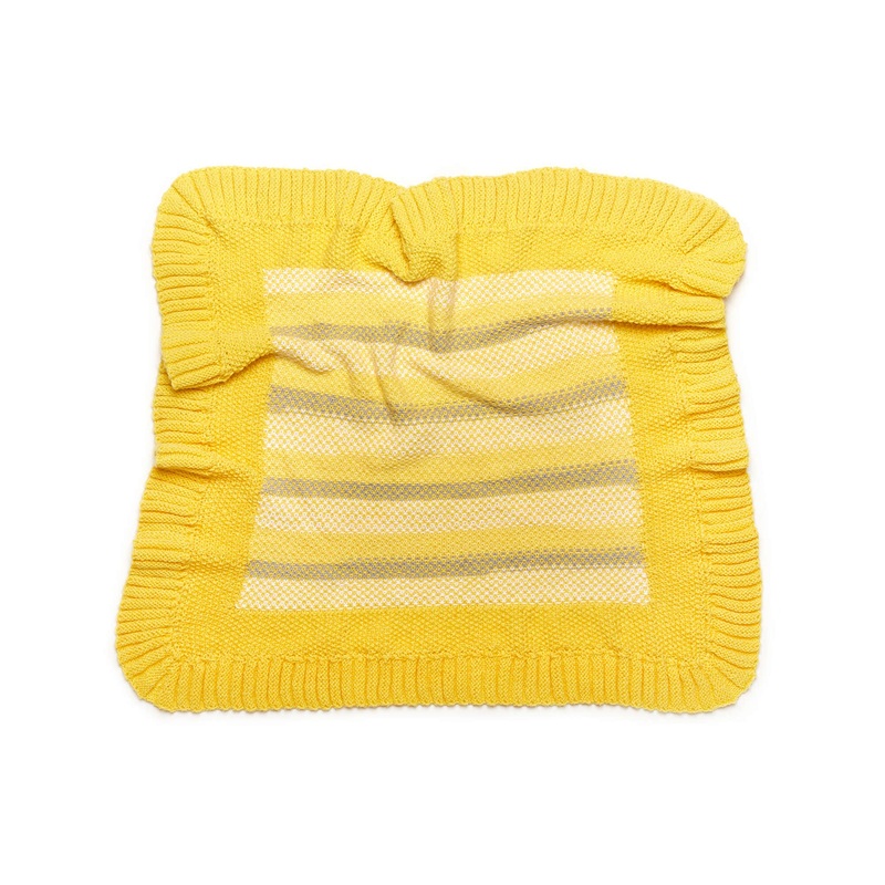 Red Heart Sunnyside Up Knit Blanket