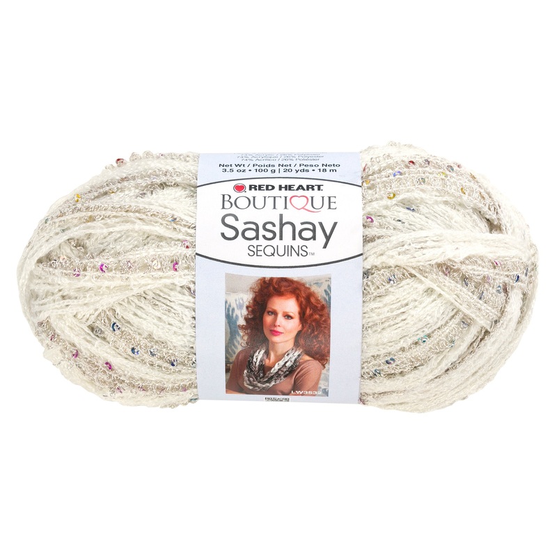 Red Heart Boutique Sashay Sequins Yarn – Discontinued Shades