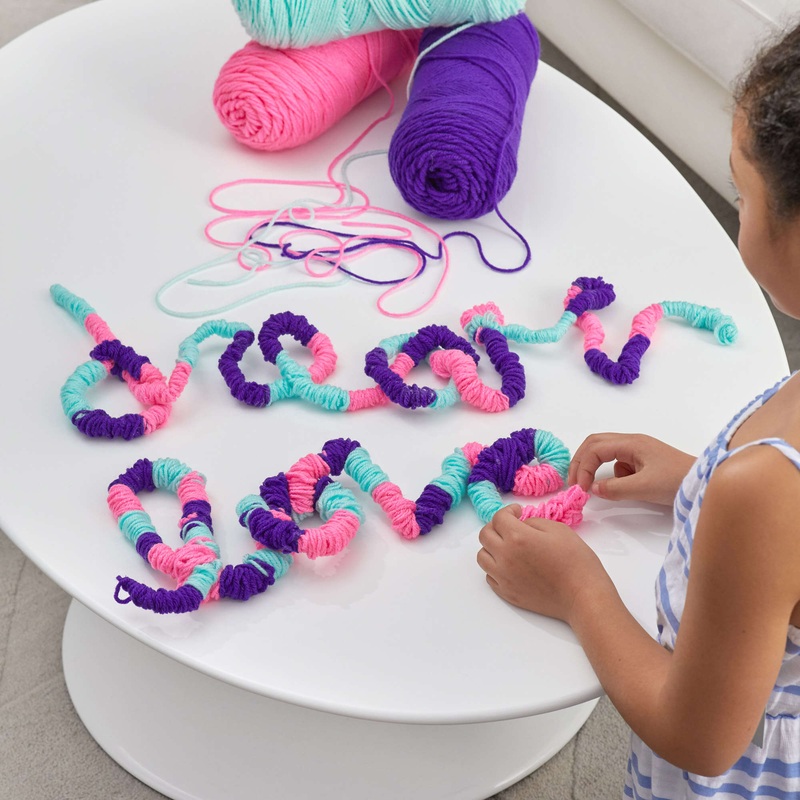 Red Heart Craft Yarn-Wrapped Wire Words