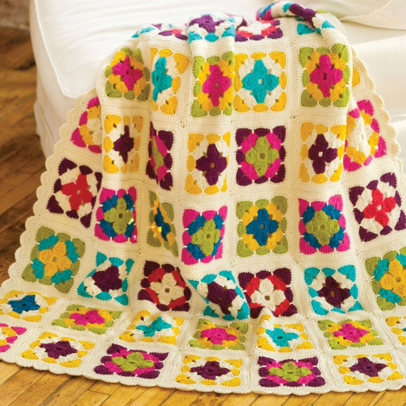 Red Heart Crochet Weekend In Stockholm Throw