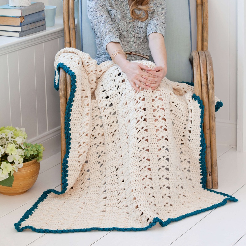 Red Heart Crochet Weekend Throw