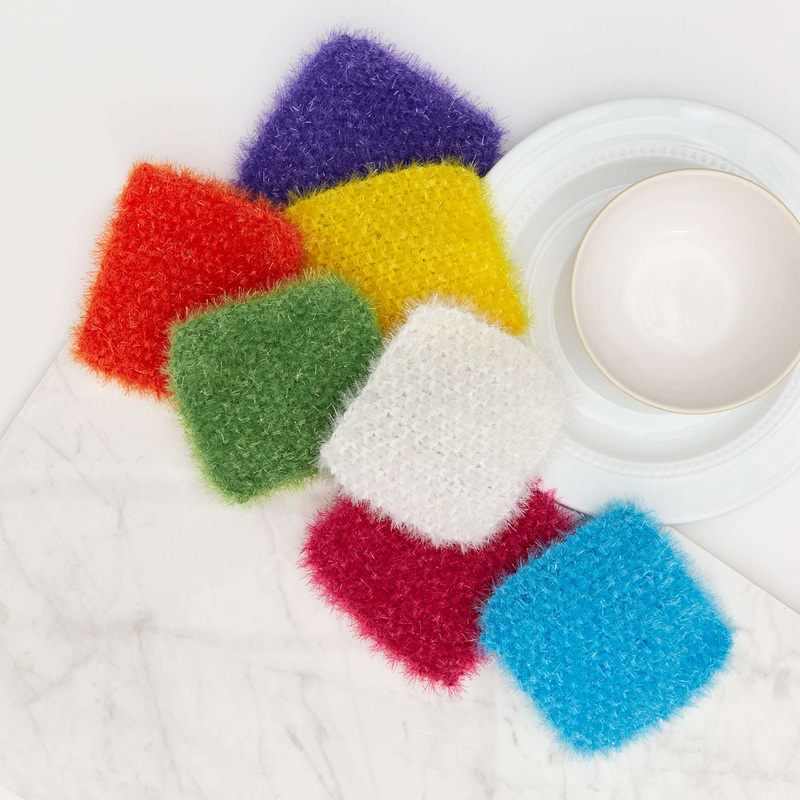 Red Heart Week of Knit Scrubbies