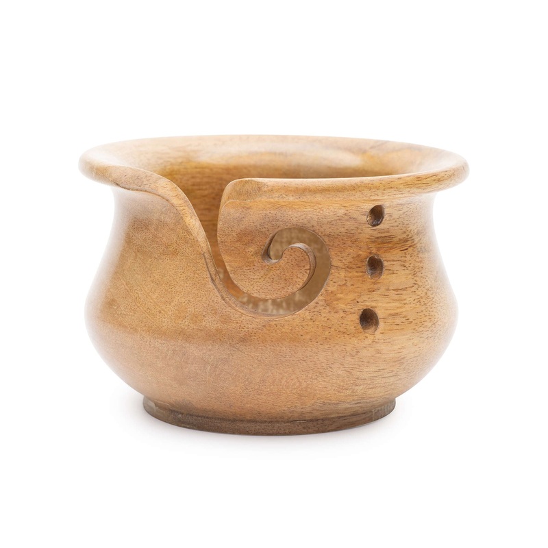 Susan Bates Wood Yarn Bowl – Clearance Item
