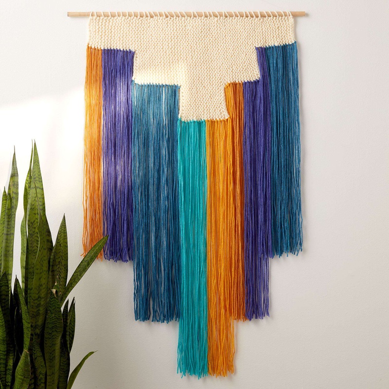 Bernat Cascading Knit Wall Hanging