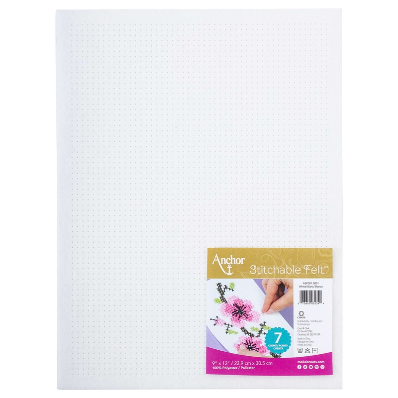 Anchor Stitchable Felt 9 x 12 – Clearance Shades