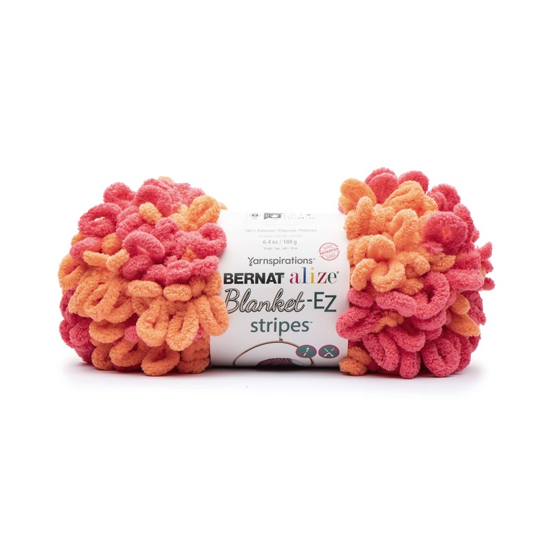 Bernat Alize Blanket-EZ Stripes Yarn – Discontinued Shades