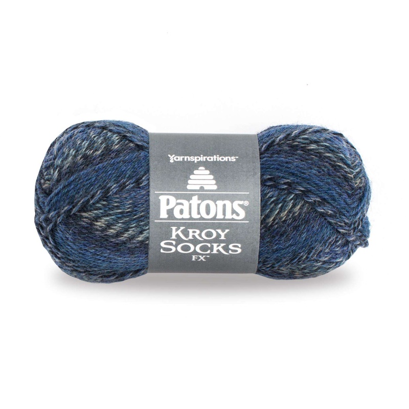 Patons Kroy Socks FX Yarn|Cascade Colors|Clover Colors|Celestial Colors|Cameo Colors|Copper Colors|Cadet Colors|Deep Sea Colors|Midnight Colors|Sidewalk Colors|Seashell Colors|Geranium Colors|Mossy Colors