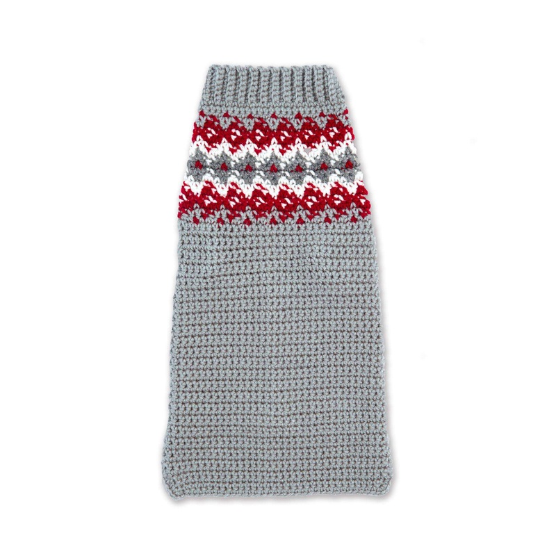 Red Heart Crochet Family Dog Sweater