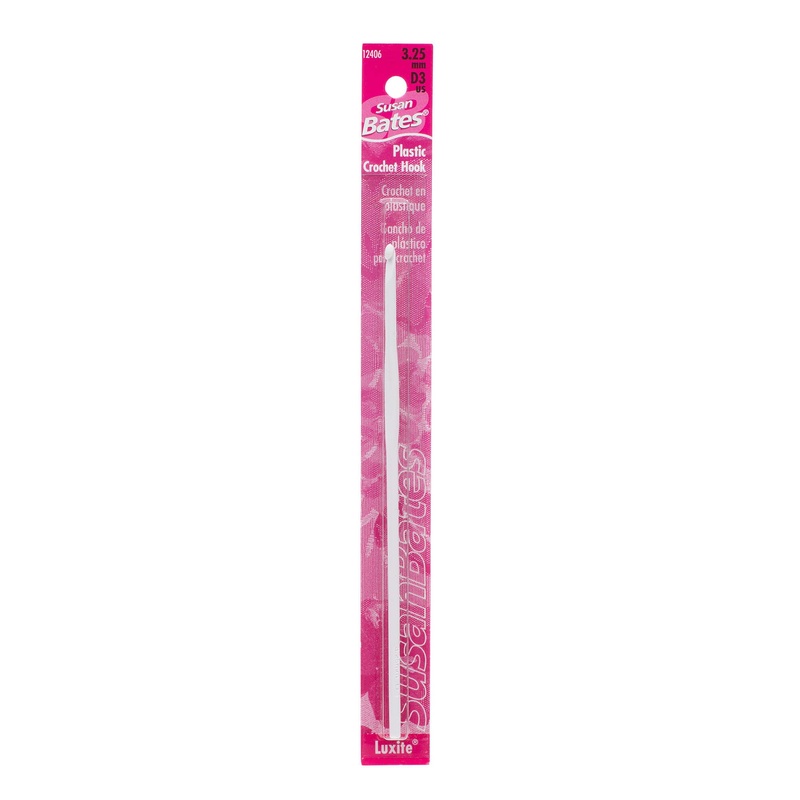 Susan Bates Luxite 5.5 Plastic Crochet Hook – Clearance Items