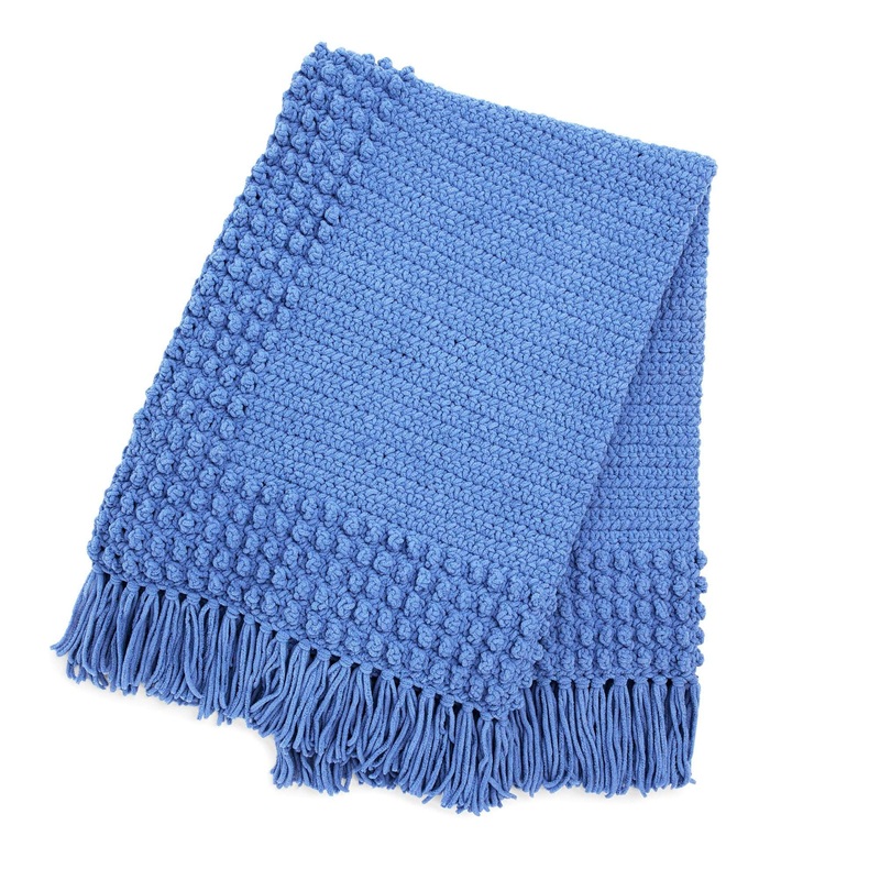 Bernat Bobble Around Crochet Blanket