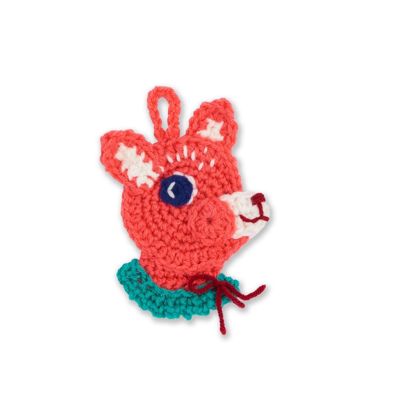 Red Heart Hello Deer Crochet Ornament