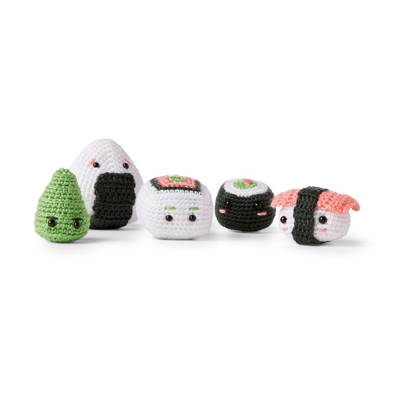Red Heart Crochet Sushi|Single Size