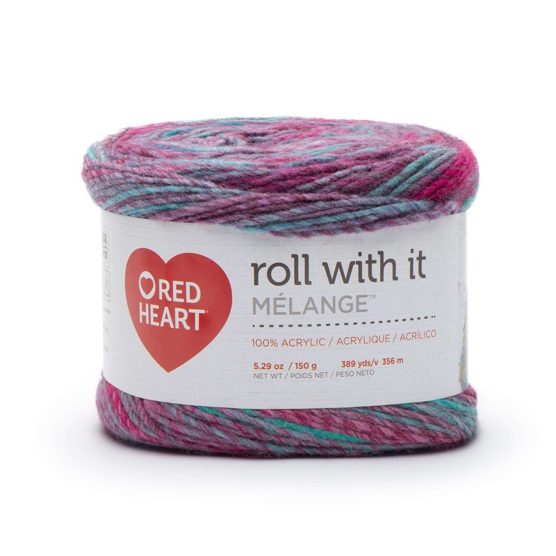 Red Heart Roll With It Melange Yarn – Discontinued Shades