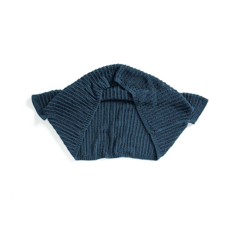 Red Heart Knit Comfy Easy Eyelet Stitch Cocoon