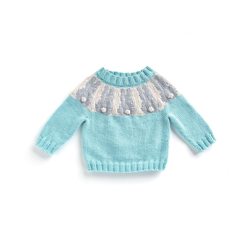 Bernat Bunny Yoke Knit Sweater