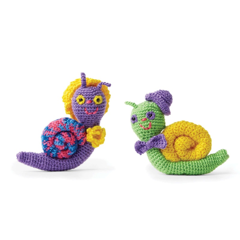 Red Heart Crochet a Snail Couple