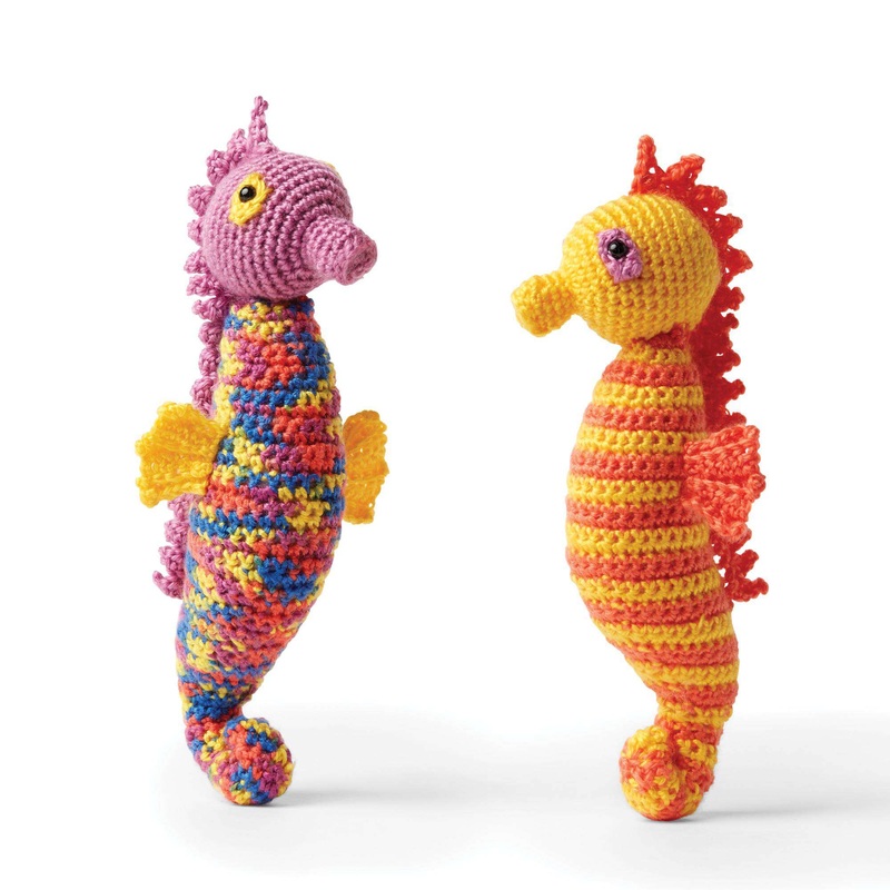 Red Heart Crochet Dancing Seahorses