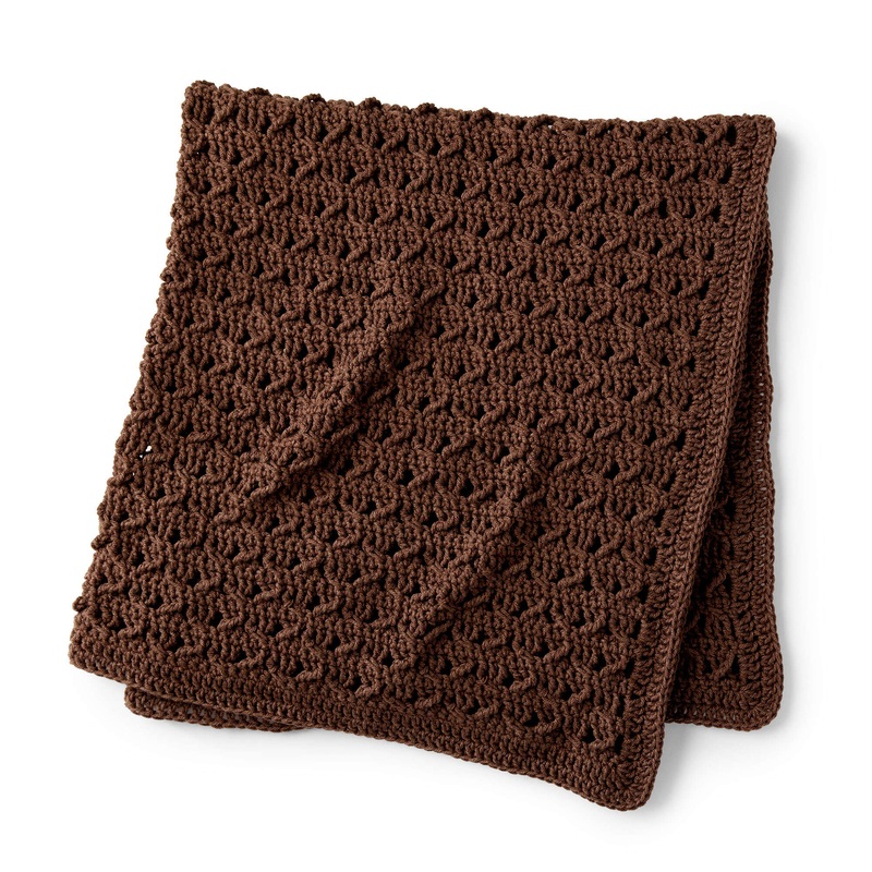 Red Heart Crochet Lattice Lapghan