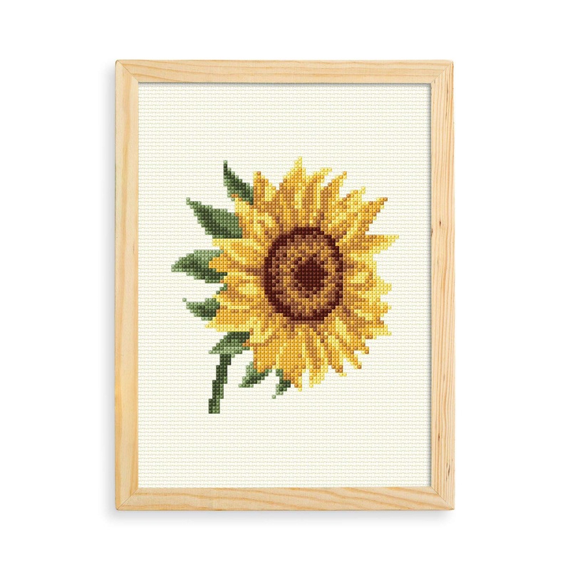 Anchor Embroidery Sunflower Cross Stitch Design