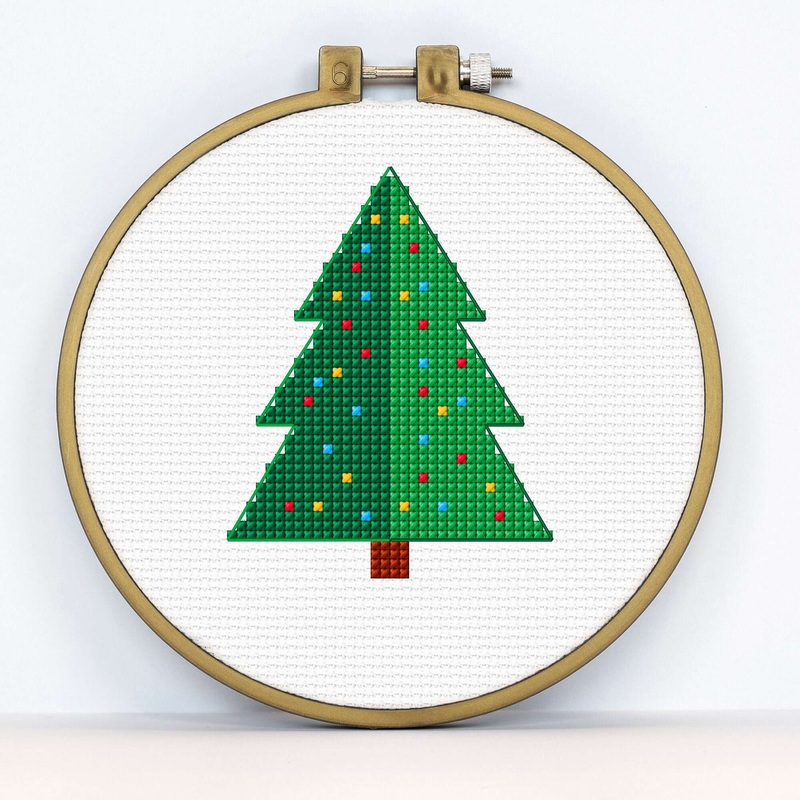 Anchor Embroidery Christmas Tree Cross Stitch