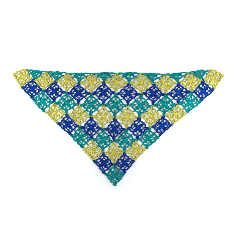 Aunt Crochet Lydia’s Art Deco Shawl