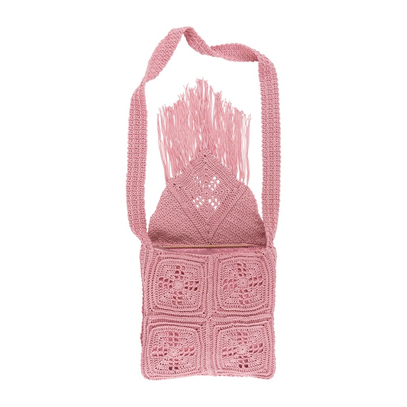 Aunt Lydia’s Cross Body Boho Crocheted Bag