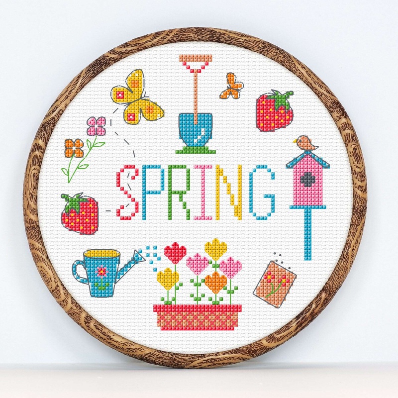 Anchor Embroidery Four Seasons – Spring Cross Stitch Design