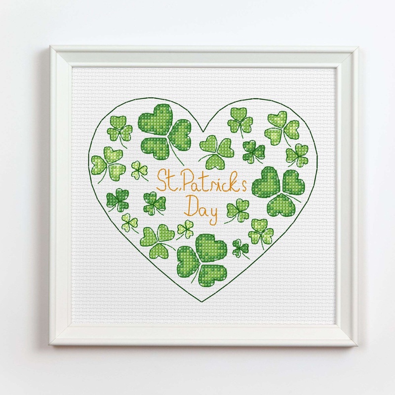 Anchor Embroidery Love Shamrocks Cross Stitch Design