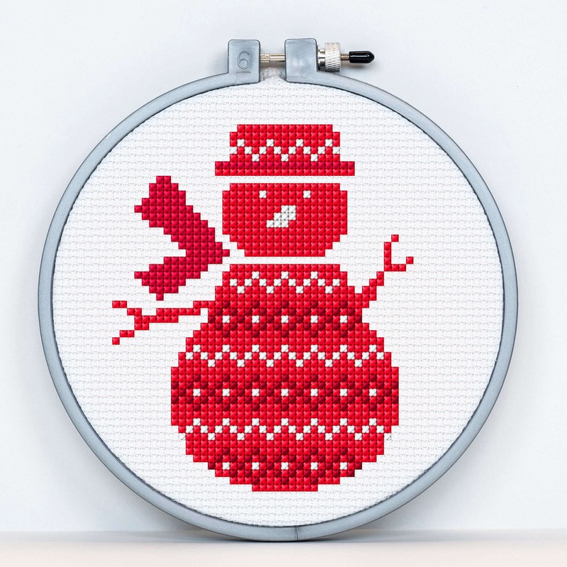 Anchor Embroidery Snowman Cross Stitch