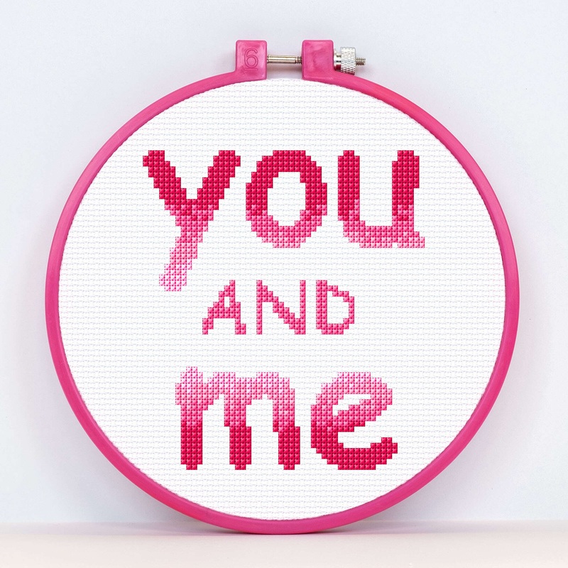 Anchor Embroidery You and Me Cross Stitch Design