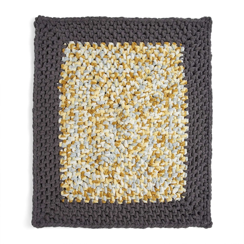 Bernat Center Outwards Crochet Blanket