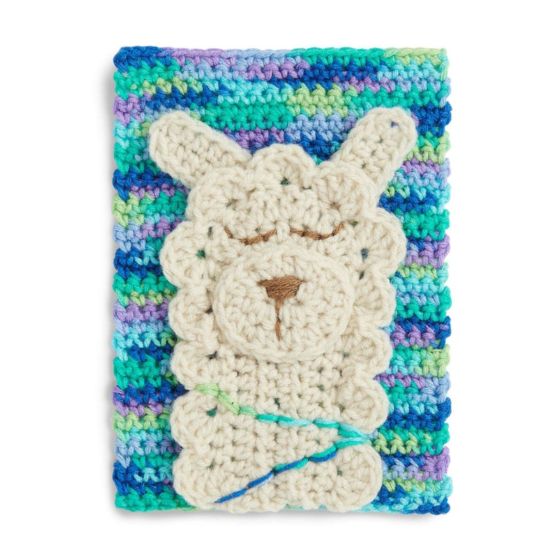 Red Heart Llama Love Crochet Block