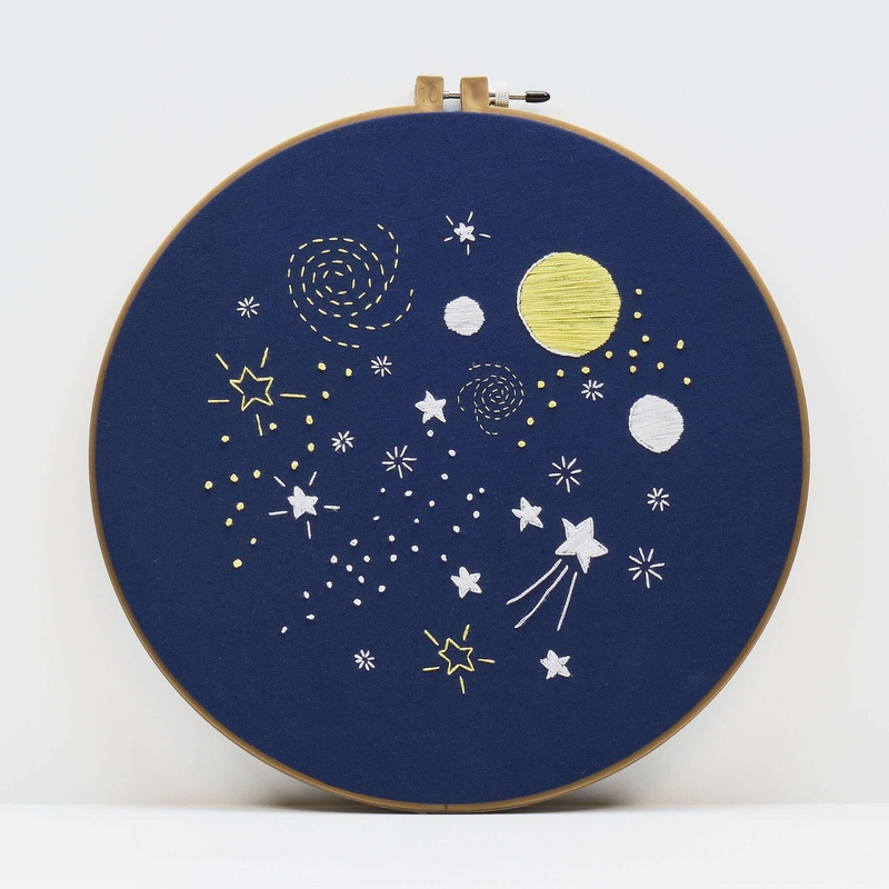 Anchor Constellation Embroidery Design