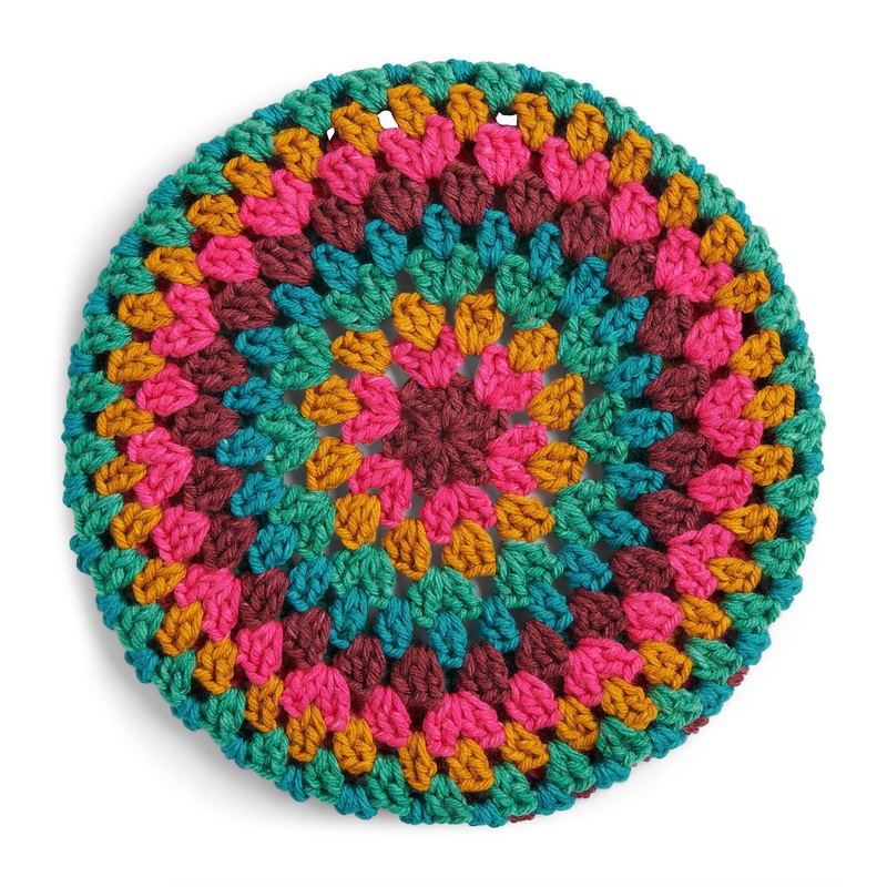 Red Heart Crochet Granny Beret