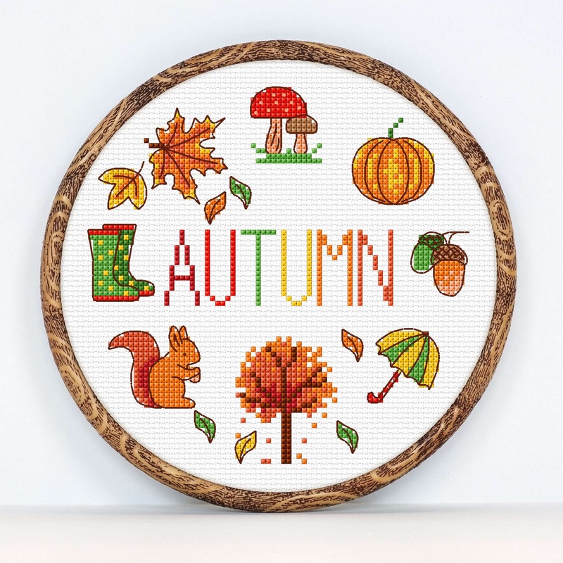 Anchor Embroidery Four Seasons – Autumn Cross Stitch Design