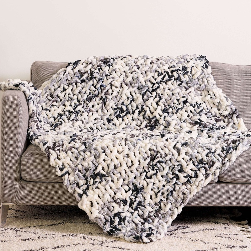 Bernat Blanket Big Watercolor Table Knit