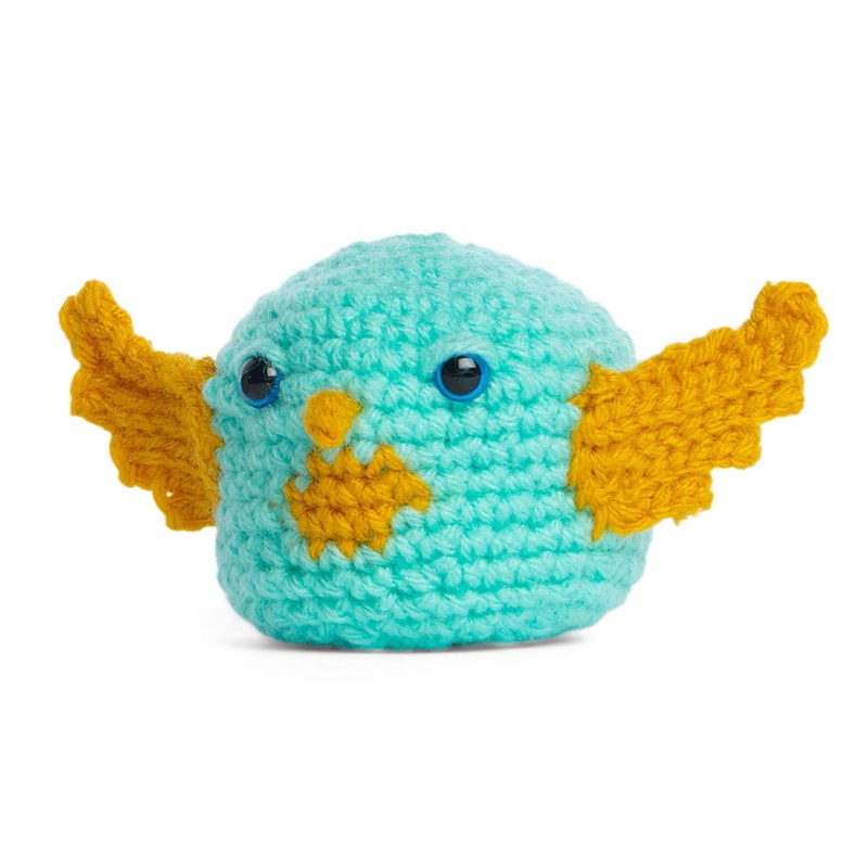 Red Heart Crochet Cartoon Bird