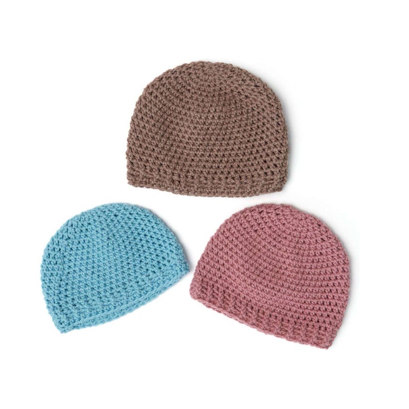 Red Heart Crochet Hats to Give