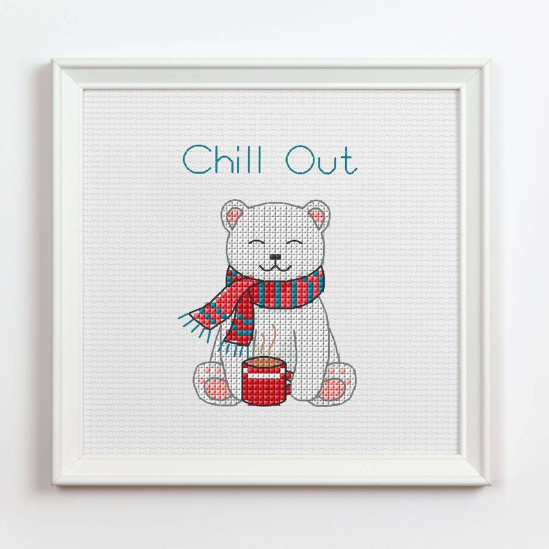 Anchor Embroidery Chill Out Cross Stitch Design
