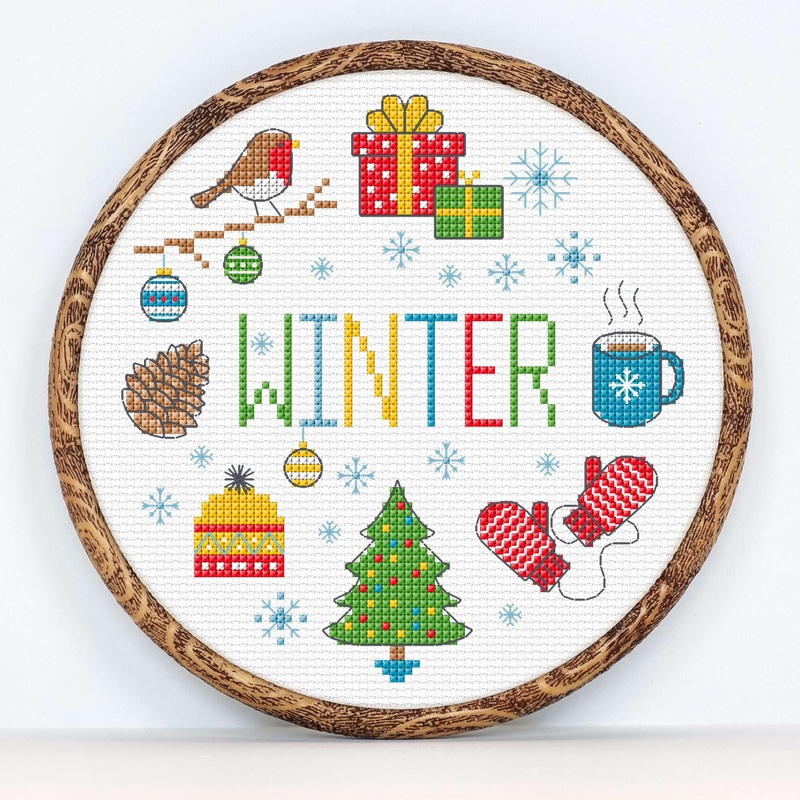 Anchor Embroidery Four Seasons – Winter Cross Stitch Design