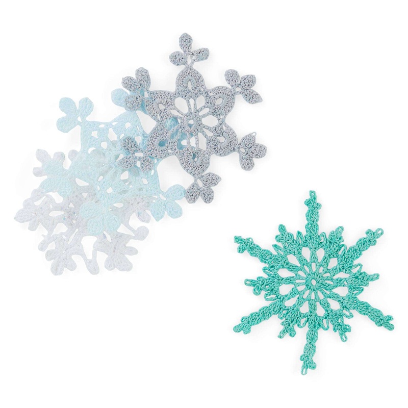 Aunt Lydia Twinkling Snowflakes Crochet