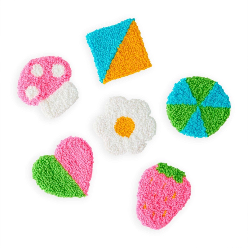 Red Heart Craft Punch Needle Coasters