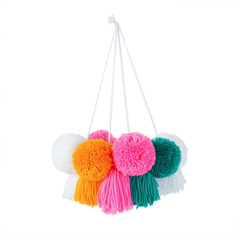 Red Heart Craft Tassels & Pompoms Chandelier