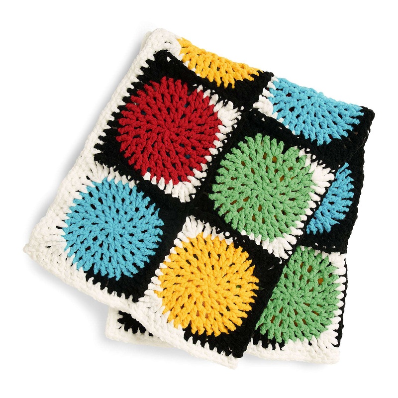 Bernat Connect the Crochet Dots Blanket