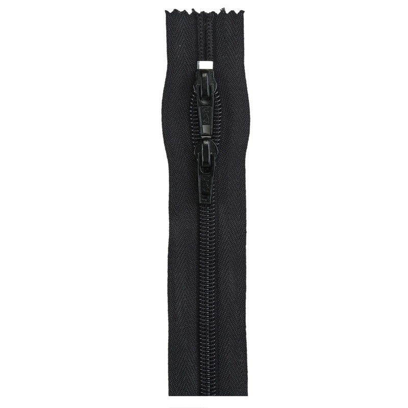 Coats & Clark Purse Zippers|12″|18″|22″|Black|Navy|Dogwood