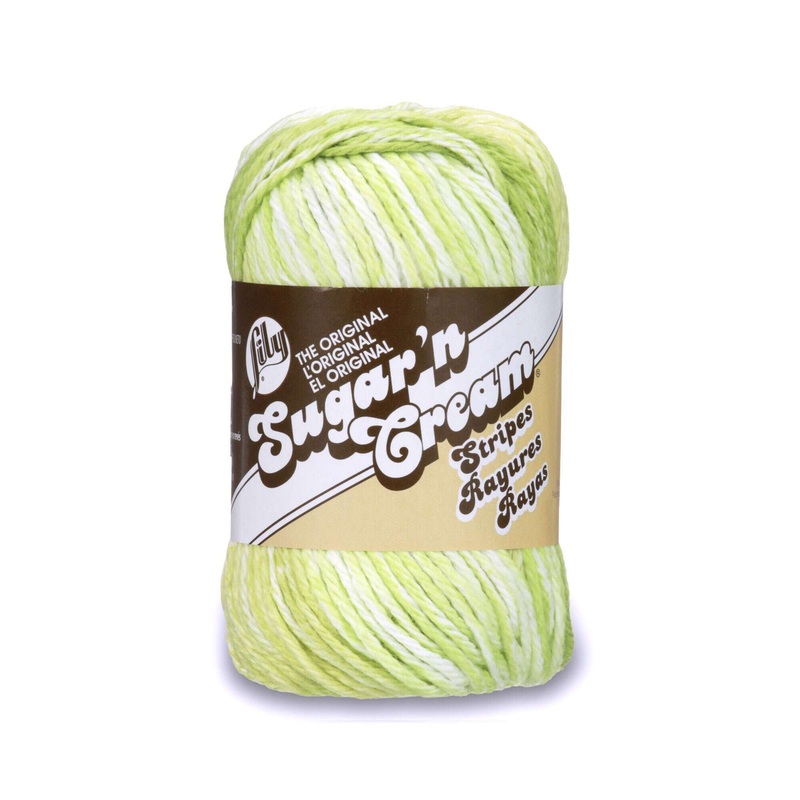 Lily Sugar’n Cream Stripes Yarn