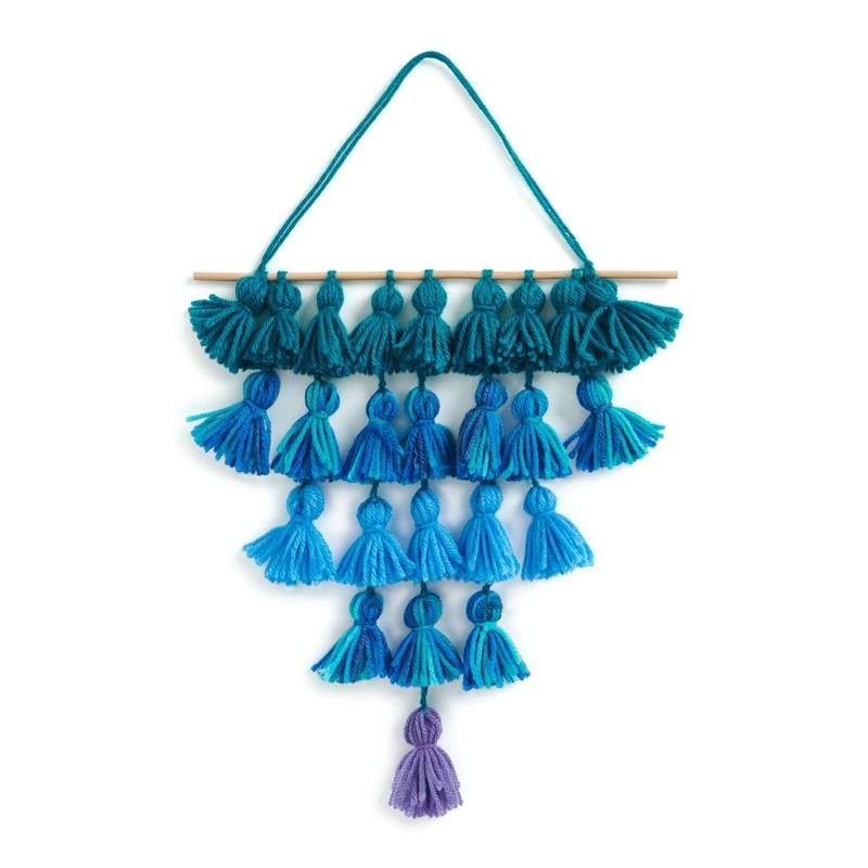 Red Heart Craft Tassel Wall Hanging