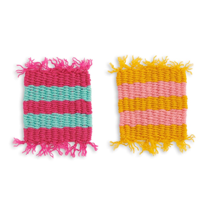 Red Heart Craft Woven Coasters